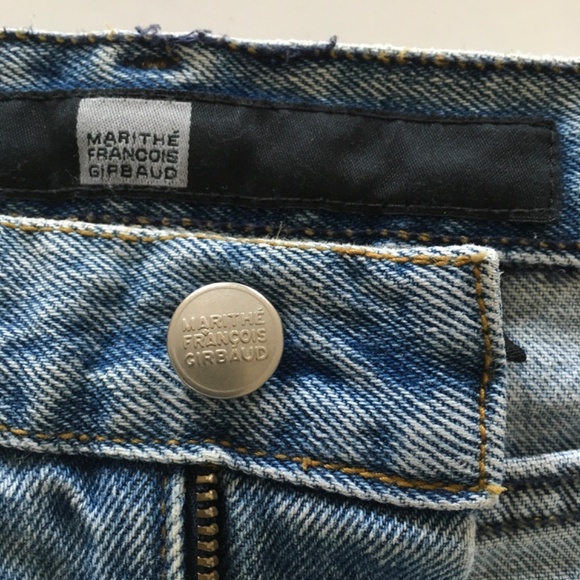 VTG Marithe Francois Girbaud Womens Blue Denim Jeans Sz 29x30 Y2K Mom - Picture 5 of 15